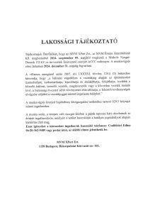                         LAKOSSÁGI TÁJÉKOZTATÓ

      Tájékoztatjuk Önt/Önöket, hogy az MVM XPert Zrt., az MVM Émász Áramhálózati Kft. megbízásából 2024. szeptember 09. napjától megkezdi a Miskolc Nyugat-Dusnok 132 kV-os távvezeték fázisvezető cseréjét ACCC sodronyra. A munkavégzés előre láthatóan 2024. december 31. napjáig fog tartani.

      A villamos energiáról szóló 2007. évi LXXXVI. törvény 124.§ (2) bekezdése kimondja, hogy „a hálózati engedélyes a vezetékjog alapján az építményeket üzemeltetheti, karbantarthatja, kijavíthatja és átalakíthatja, felújíthatja, továbbá a közcélú hálózat, termelői vezeték, magánvezeték vagy a közvetlen vezeték mentén lévő, a biztonsági övezetet sértő növényzetet eltávolíthatja, a felsorolt tevékenységek elvégzése céljából a vezetékjoggal érintett ingatlanra beléphet.”

      A munkavégzés kiterjed Sajóbábony közigazgatási területéhez tartozó 029/3 helyrajzi számú ingatlanokra.

      A munka során, a terepen való mozgás közben a gépek taposási kárt okozhatnak az érintett ingatlano(ko)n, amelyért a terület használóját a hatályos jogszabályok alapján kártérítés illeti meg. 
      Ezen igényeket a károsodott ingatlan/ok használói telefonon: Csallóközi Edina 06-20-362-9489 vagy postai úton, az alábbi címen jelenthetik be:

                                               MVM XPert Zrt.
                       1158 Budapest, Rákospalotai Körvasút sor 105.
