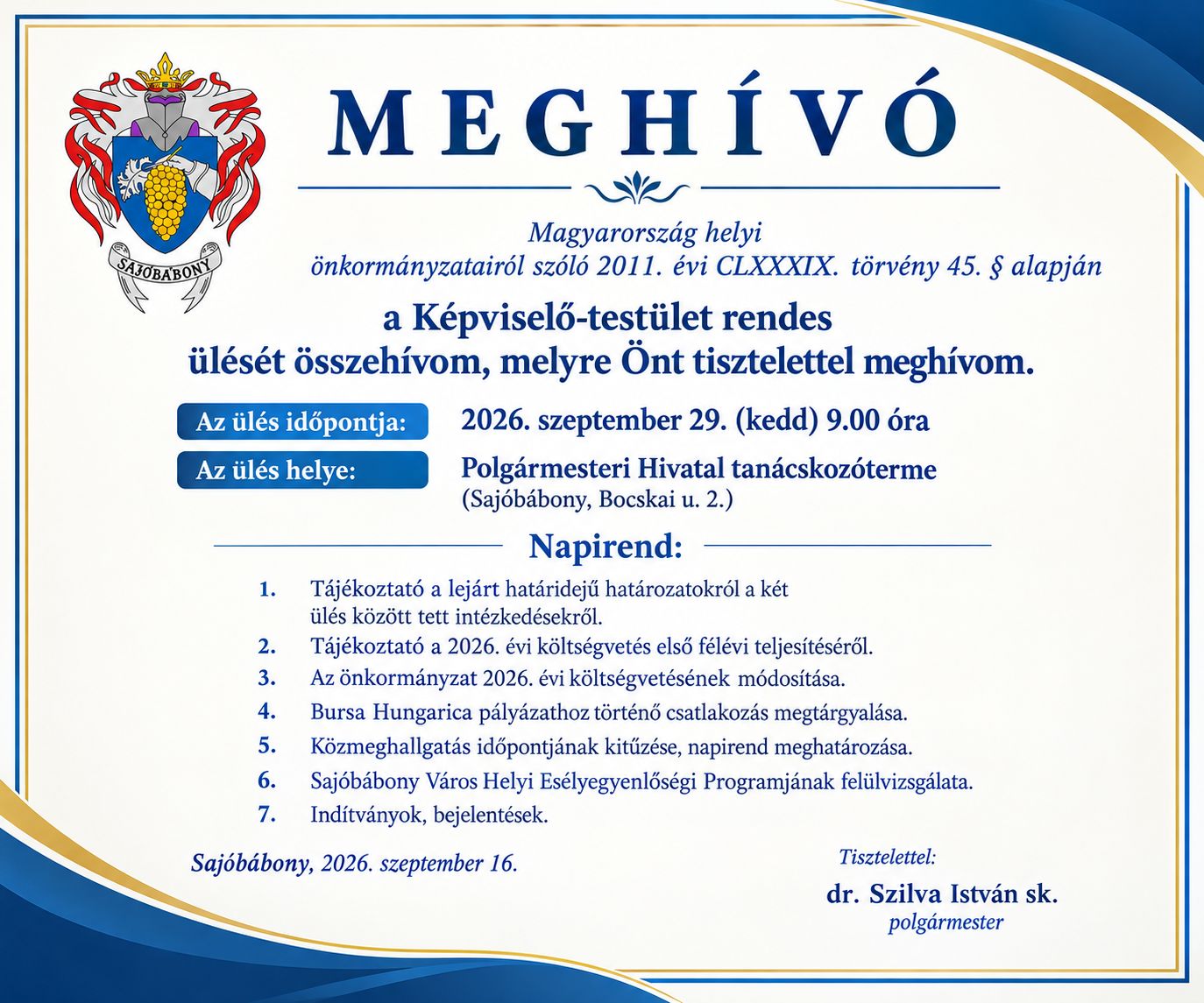 Meghívó