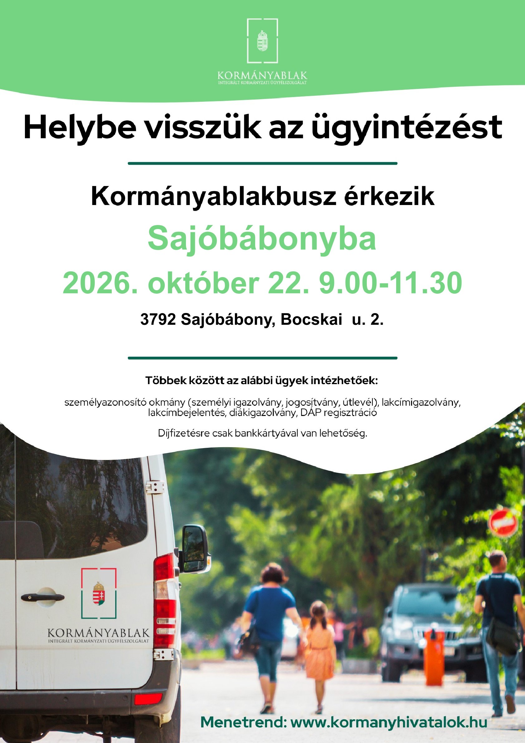 Kormányablak busz