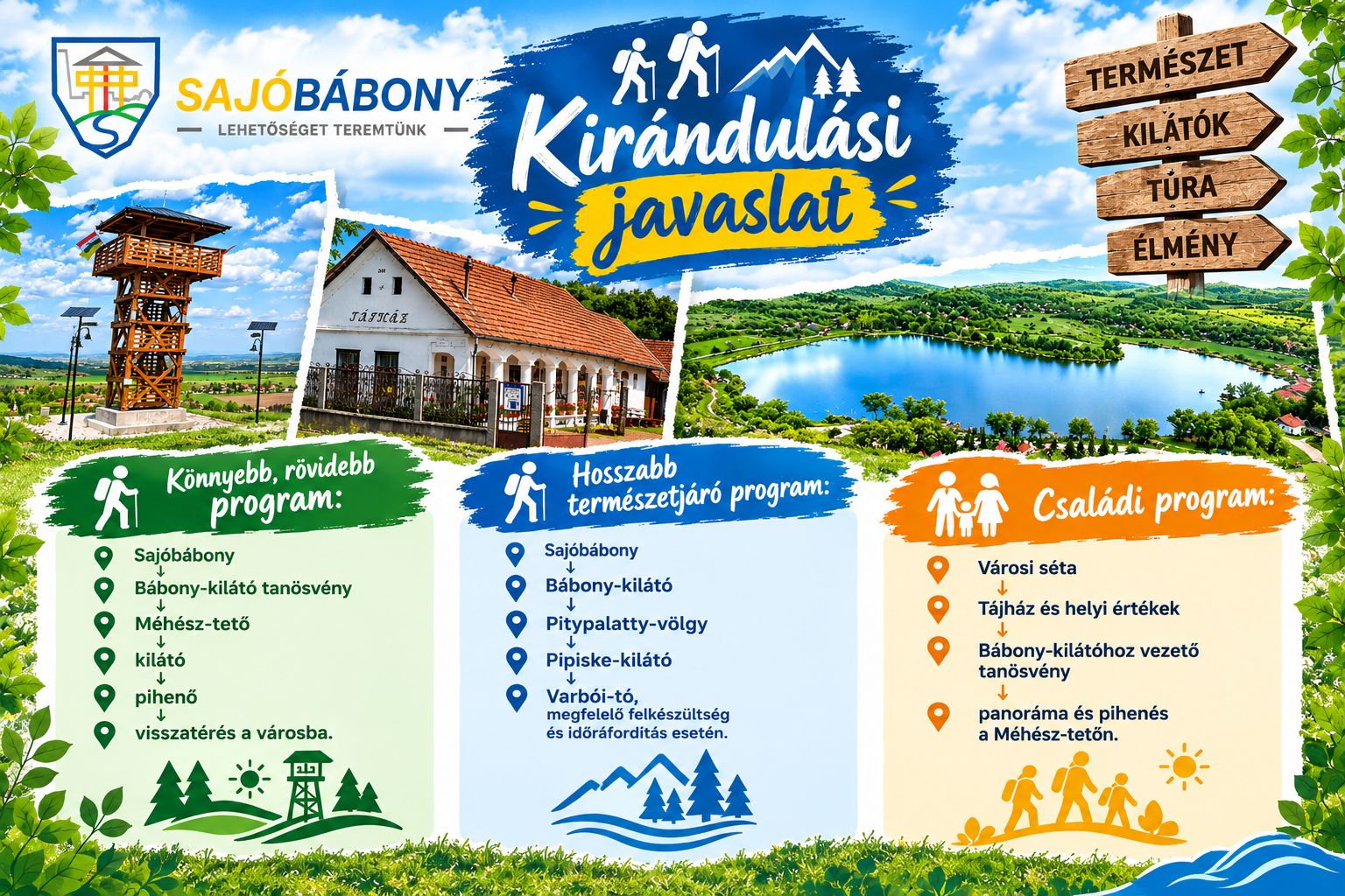 Kirándulási lehetőségek